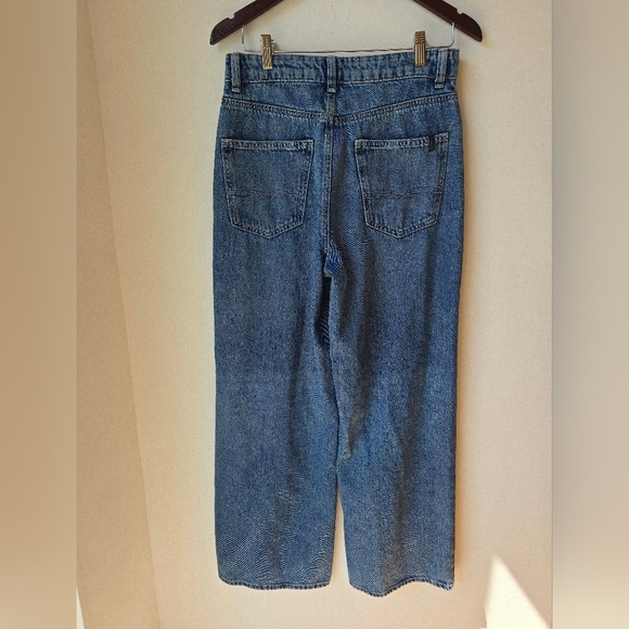 BUFFALO Alecia High Rise Vintage Denim Wide-Leg Jeans Cotton Size 29 - Picture 4 of 8